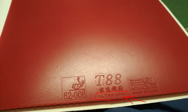 SANWEI T88 ULTRA Spin Table Te - đánh giá và giá Table Tennis Rubber Anti Spin