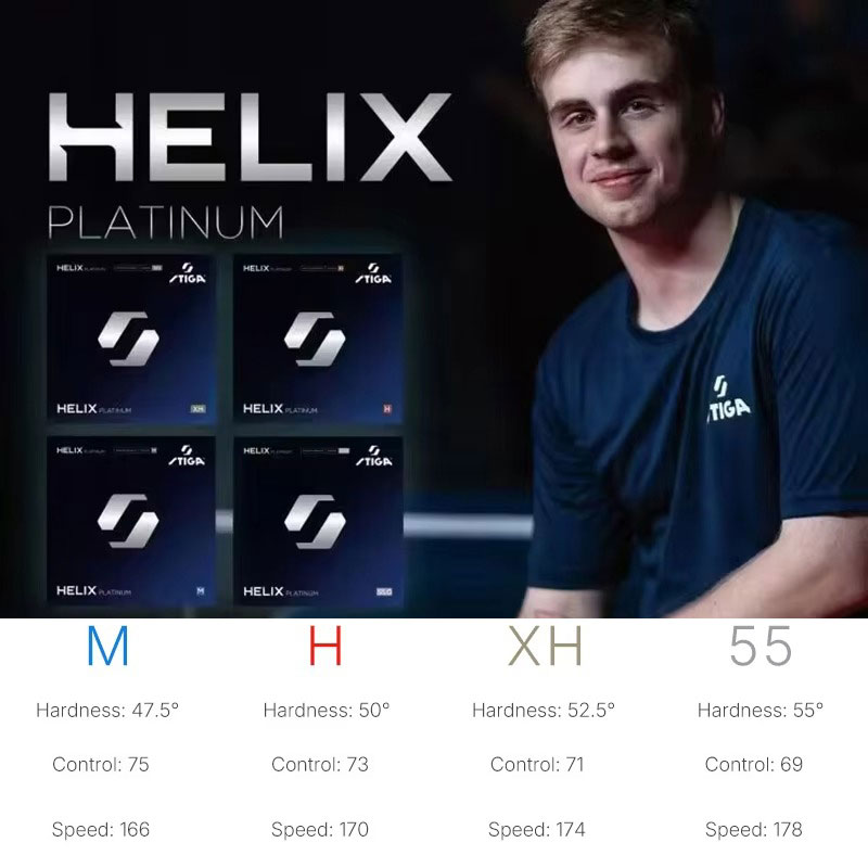 2026 STIGA HELIX Platinum Tabl - đánh giá và giá Table Tennis Elite
