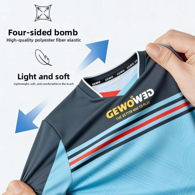 GEWO new table tennis short sl - đánh giá và giá Table Tennis Shirt