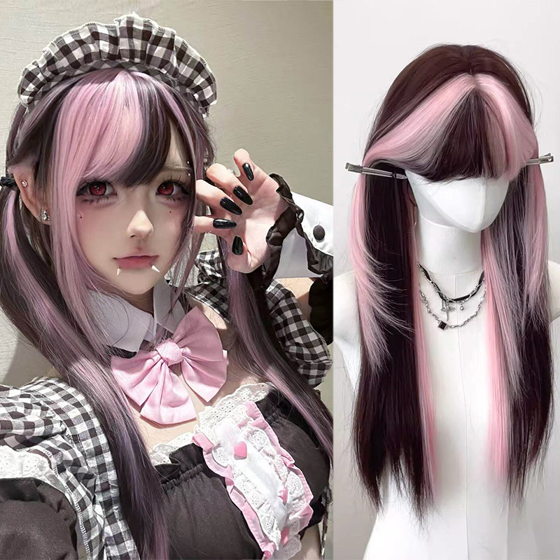 [Peach Mist Twins] Wig Female  - đánh giá và giá Table Tennis Double