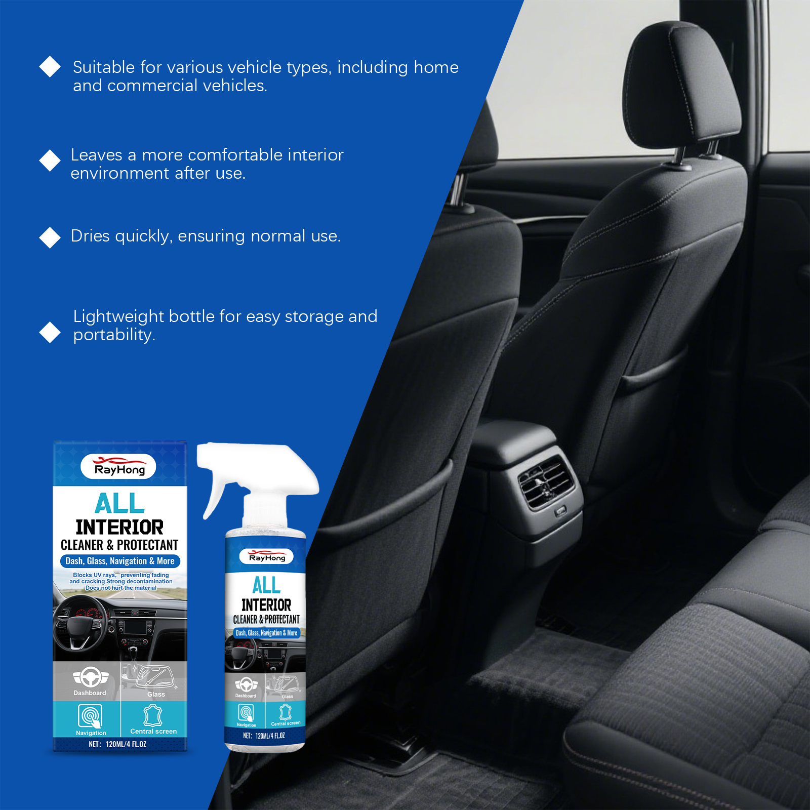 Car Interior Foam Cleaner Spra - đánh giá và giá Rubber Cleaner Foam