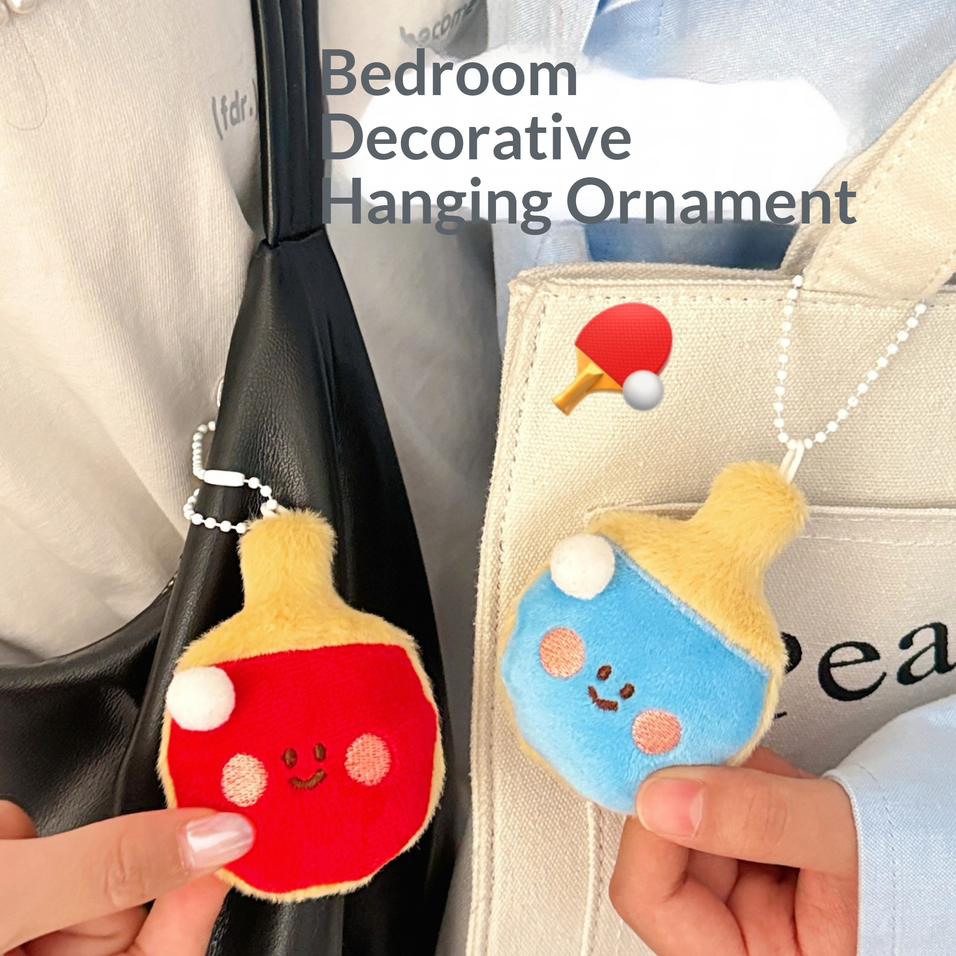2 Pcs Badminton Tennis Racquet - đánh giá và giá Table Tennis Keychain