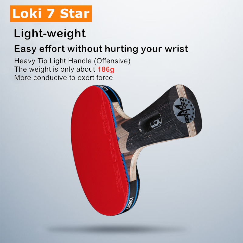 Loki 7 Star Table Tennis Racke - đánh giá và giá Table Tennis Xiom