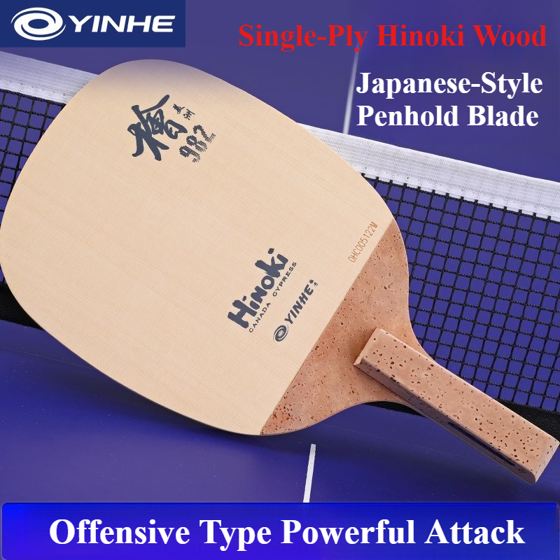 YINHE 982 1-Ply Solid Hinoki T - đánh giá và giá Table Tennis Paddle