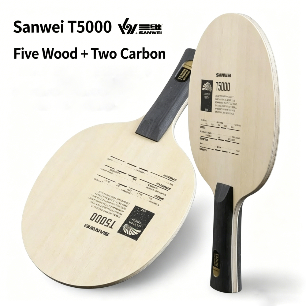 Original SANWEI T5000 5 Wood A - đánh giá và giá Table Tennis Xiom
