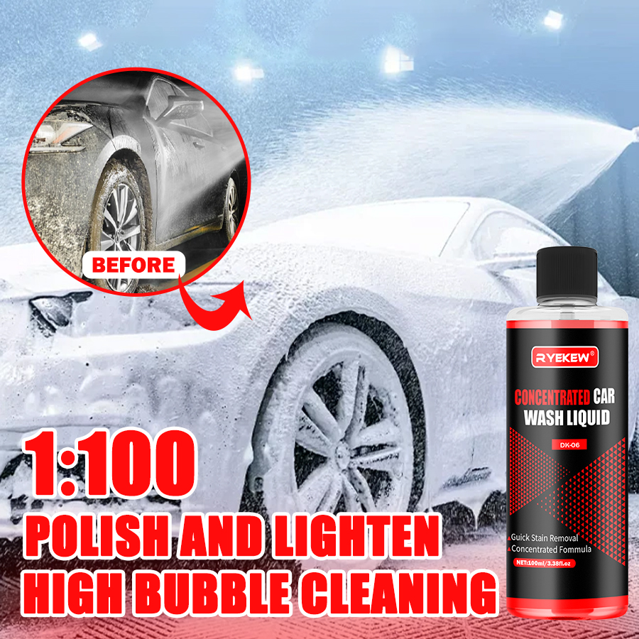 Car Shampoo High Concentration - đánh giá và giá Rubber Cleaner Foam