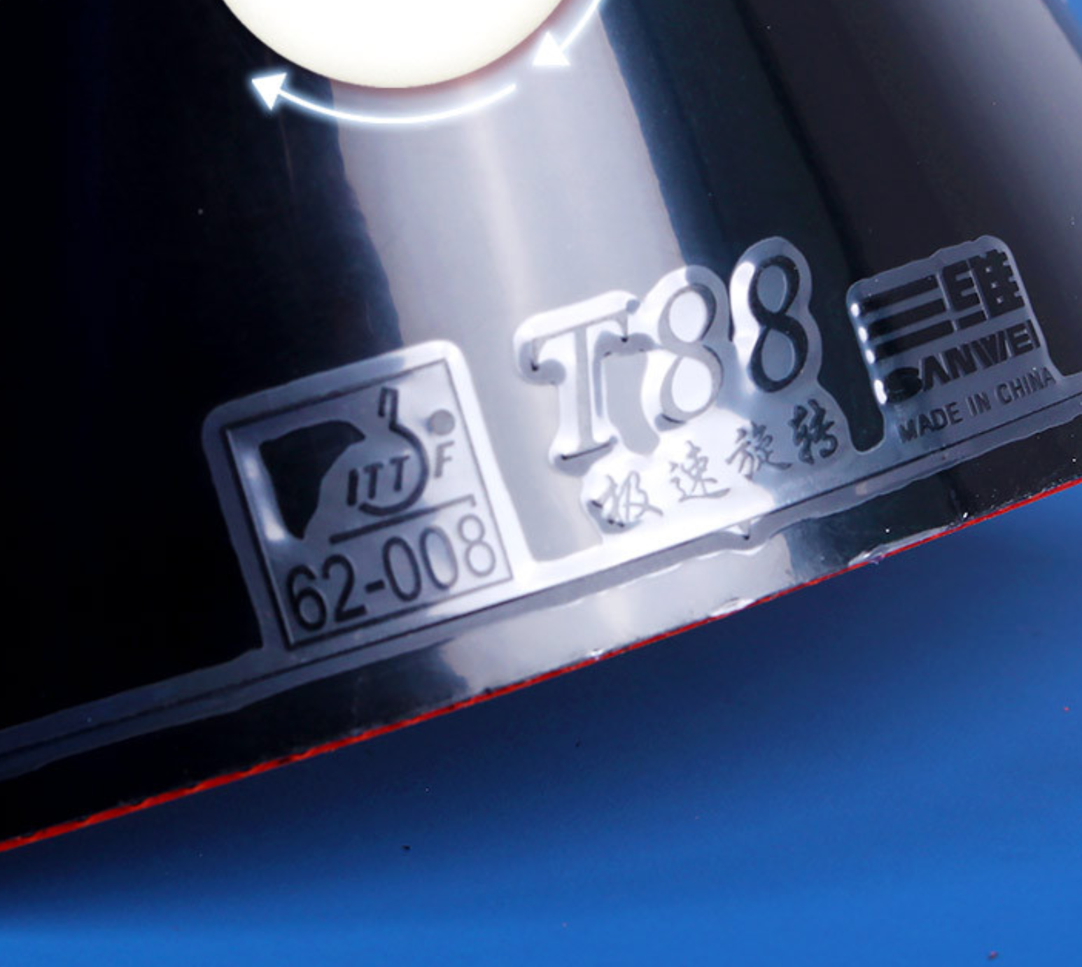 Original SANWEI T88 Ultra Spin - đánh giá và giá Table Tennis Rubber Anti Spin