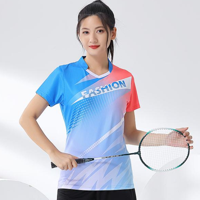 Women Badminton Shirt Print Go - đánh giá và giá Table Tennis Shirt