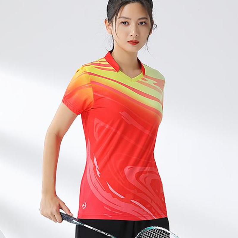 Women Badminton Shirt Print Go - đánh giá và giá Table Tennis Shirt
