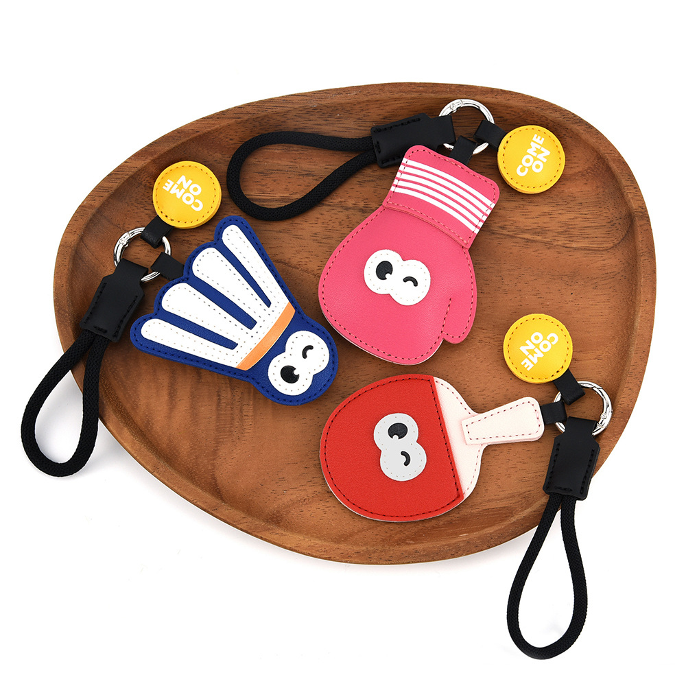 Creative Sports Leather Keycha - đánh giá và giá Table Tennis Keychain