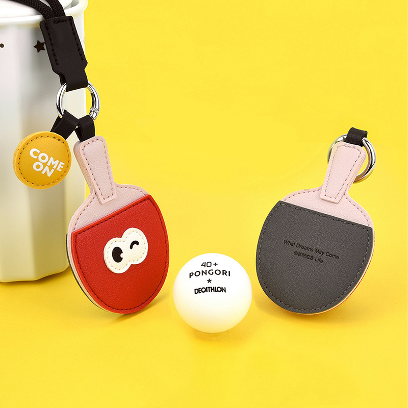Creative Sports Leather Keycha - đánh giá và giá Table Tennis Keychain