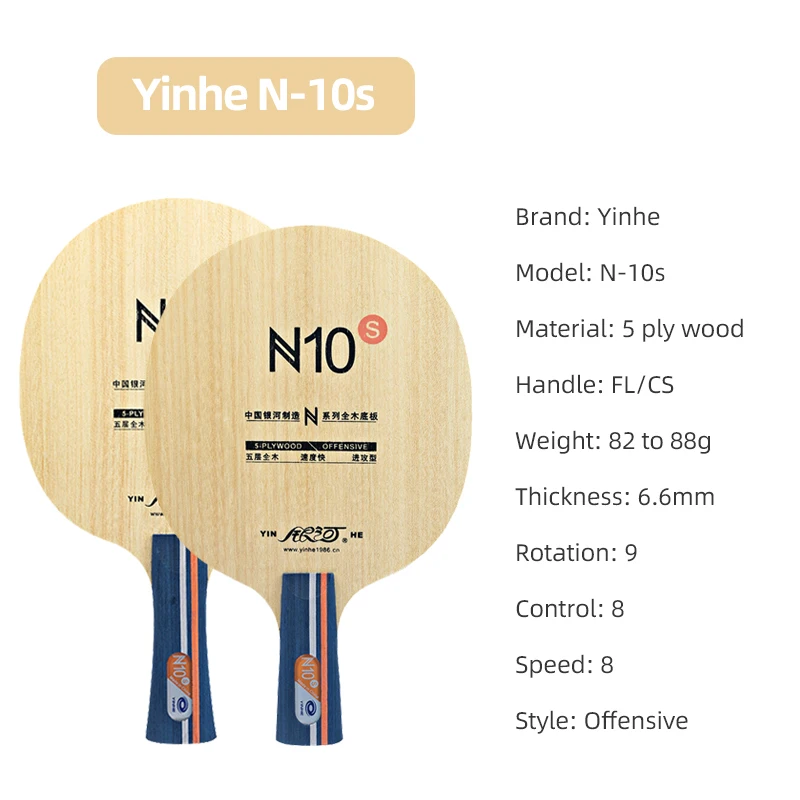 Galaxy Table Tennis Blade N10s - đánh giá và giá Table Tennis Vr