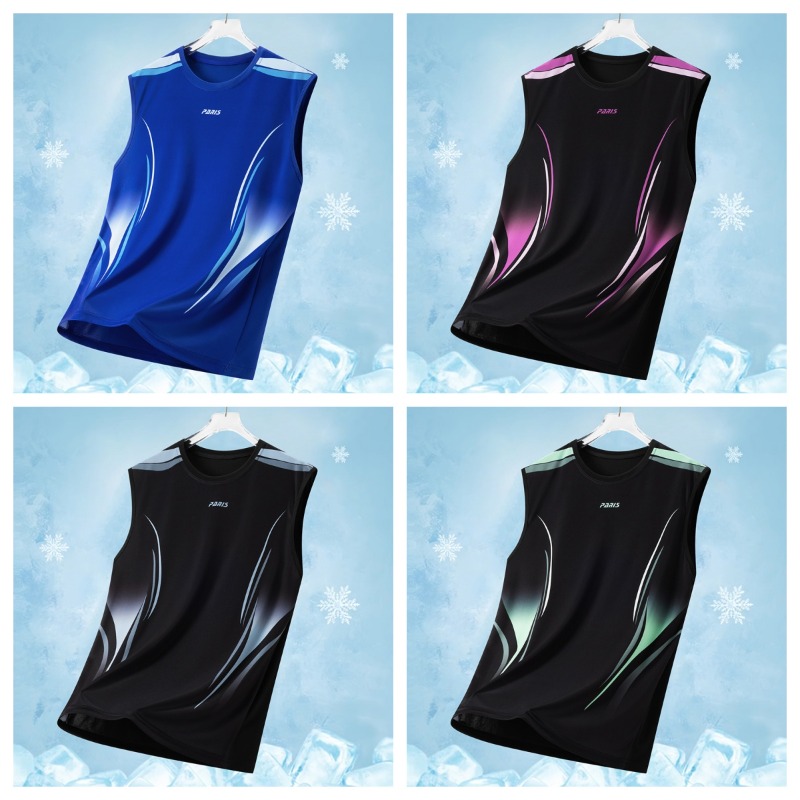 Men Fashionable Ice Silk Loose - đánh giá và giá Table Tennis Shirt